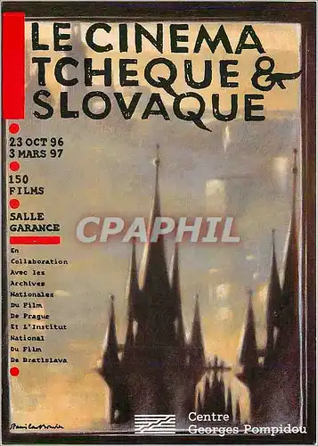Cartes postales moderne Le Cinema Tcheque Slovaquie