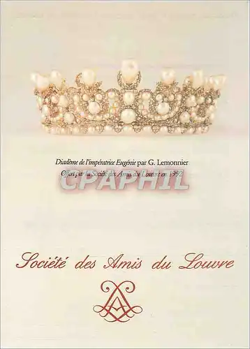 Cartes postales moderne Societe des Amis du Louvre Diademe de l'imperatrice Eugenie par G Lemnonnier