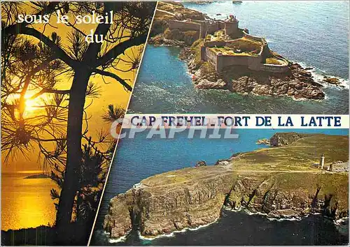 Moderne Karte Cap Frehel Fort fr la Latte (Cotes du Nord)