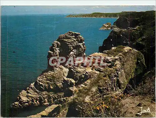 Moderne Karte Le Cap Frehel Le rocher de la Fauconniere