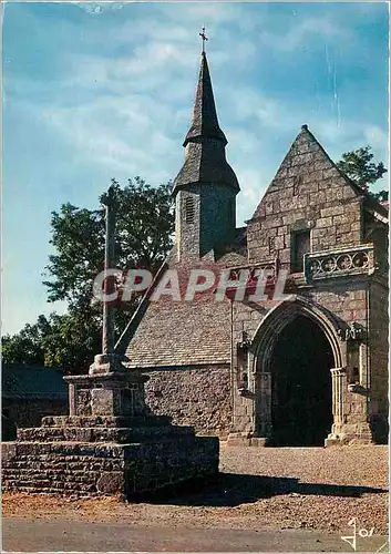 Moderne Karte Kermaria en Isquit Chapelle du XVe s Maison de Marie qui rend la sante