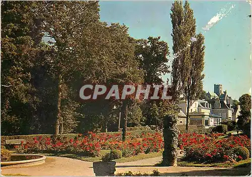 Moderne Karte Lamballe (Cotes du Nord) Le jardin public