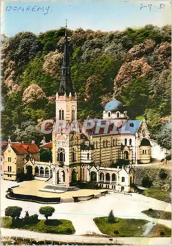 Cartes postales moderne Domremy la Pucelle (Vosges) Vue aerienne Basilique Nationale de Sainte Jeanne d'Arc