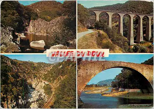Cartes postales moderne La Vallee du Doux (Ardeche) Cuves de Duzon le Grand Pont