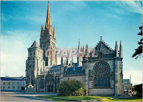 Moderne Karte Le Folgoet la Basilique N D (XVe s) Gothique flamboyant