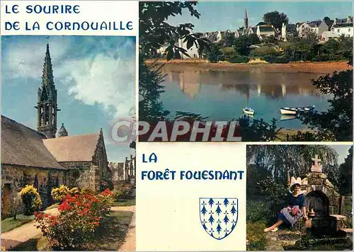 Moderne Karte La Sourire de la Cournaille la Foret Fouesnant