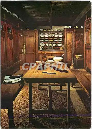 Cartes postales moderne Interieur d'une Salle commune vers 1930 a Goulien (Finistere)