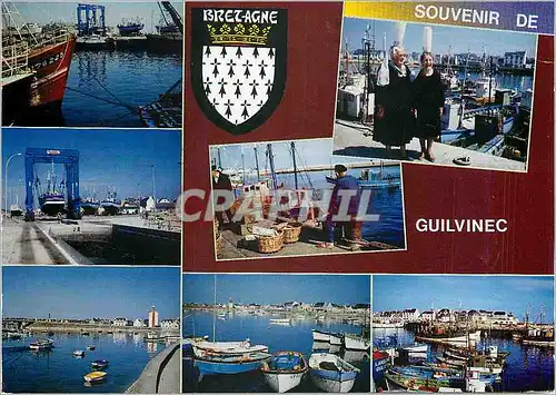Moderne Karte Vues diverses le Guilvinec (Finistere Sud)