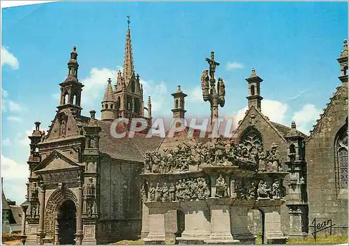 Cartes postales moderne Calvaire et Eglise de Guimiliau (Finistere)