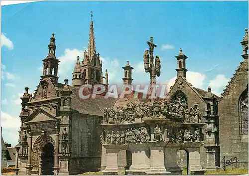 Moderne Karte Calvaire et Eglise de Guimiliau (Finistere)