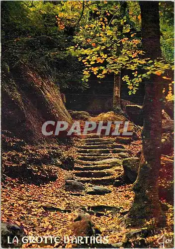 Cartes postales moderne Huelgoat (Finistere) La grotte d'Arthus