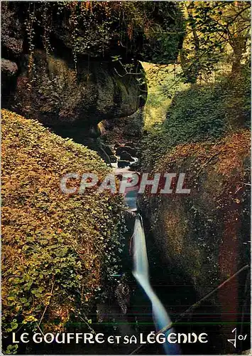 Cartes postales moderne Huelgoat (Finistere) Le gouffre et sa legende