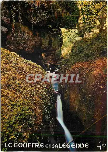 Cartes postales moderne Huelgoat (Finistere) Le Gouffre et sa legende