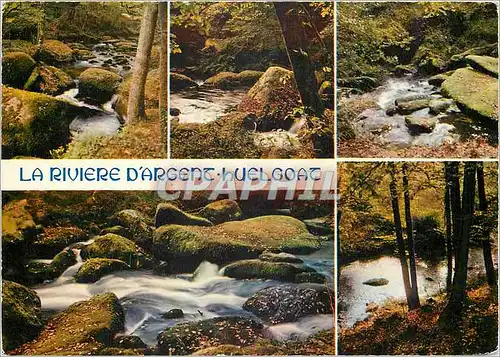 Cartes postales moderne Huelgoat (Finistere) La riviere d'Argent en sous bois