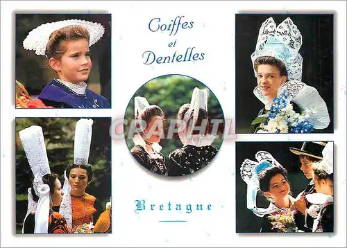 Cartes postales moderne La Bretagne Pittoresque Costumes des regions