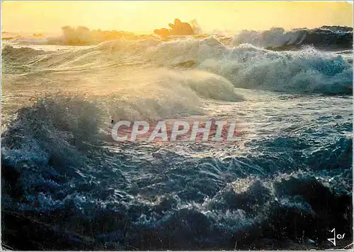 Cartes postales moderne La Bretagne en Couleurs Coup de vent de suro sur la cote bretonne