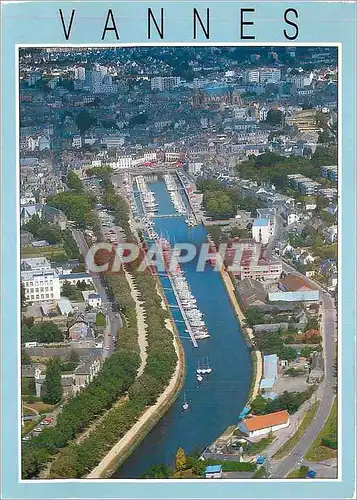 Cartes postales moderne La Bretagne en Couleurs Vannes (Morbihan) le port au centre ville