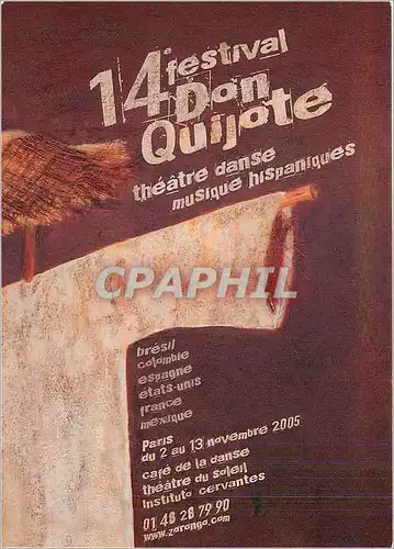 Cartes postales moderne 14 festival Don Quijote Theatre danse musique hispaniques