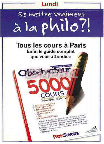 Moderne Karte Lundi Se mettre vraiment a la philo Paris Savoirs