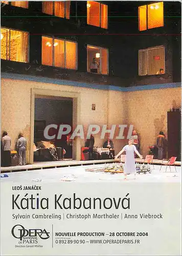 Cartes postales moderne Katia Kabanova Opera