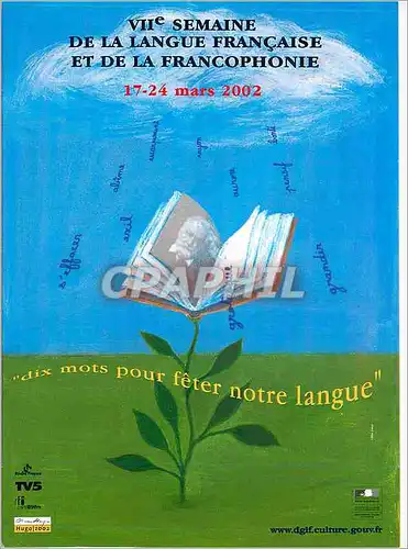 Cartes postales moderne VIIe semaine de la langue Francaise et de la Francophone 17 24 2002 Victor Hugo
