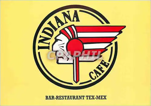 Cartes postales moderne Bar restaurant Tex Mex Indiana Cafe Paris