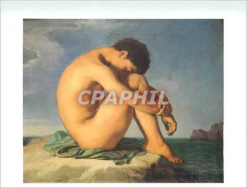 Moderne Karte Journee mondiale de lutte contre le SIDA AIDS Hippolyte Flandrin Musee du Louvre Paris