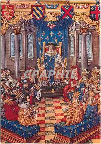 Moderne Karte Le Palais de la Cite Palais Royal au Palais de Justice Conciergerie Paris