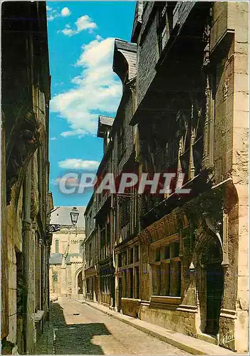 Moderne Karte les Meirveilles du Maine Le Mans (Sarthe) Le vieux Mans belle maison d'echevin dite de la Reine