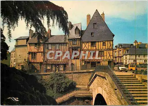 Moderne Karte Le vieux Mans la maison du Pilier Rouge