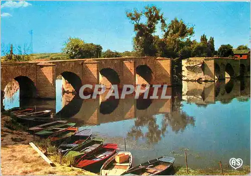 Cartes postales moderne Mantes et Limay (Yvelines) Le veiux pont sur la seine