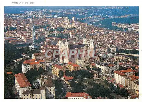 Cartes postales moderne Lyon Vue du Ciel