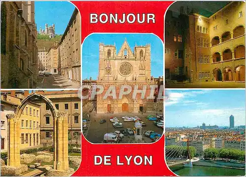 Cartes postales moderne Lyon quais de Saone