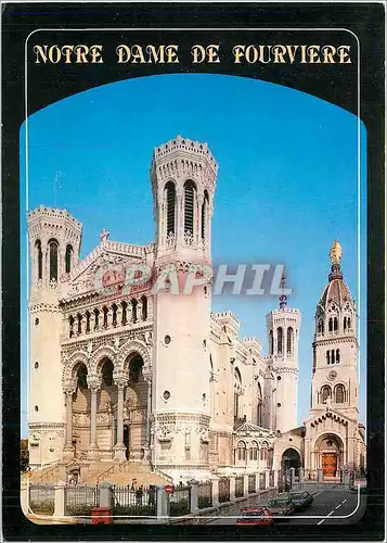 Cartes postales moderne Basilique de Fourviere Construite en 1872