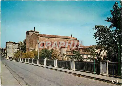 Moderne Karte Gaillac (Tarn) L'eglise St Michel