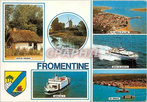 Moderne Karte Fromentine (Vendee)