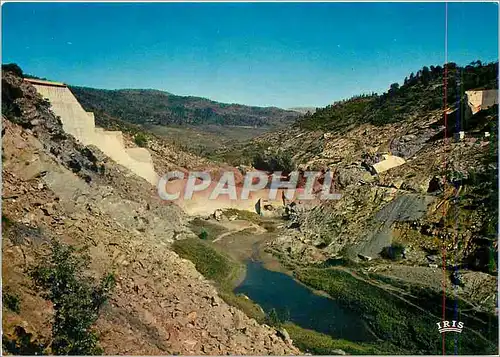 Moderne Karte la Cote d'Azur Frejus (Var) Le Barrage de Malpasset qui par sa rupture provoqua avec les eaux du