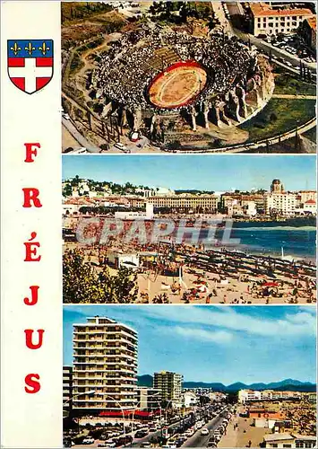 Moderne Karte Frejus (Var)