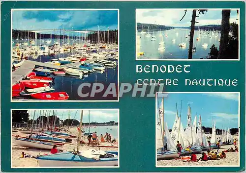 Cartes postales moderne Benodet le port de plaisance le centre nautique et le centre du Letty