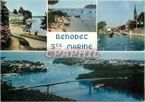 Cartes postales moderne Benodet Sainte Marine a l'embouchure de l'Odet