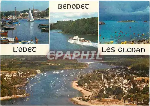 Cartes postales moderne Benodet La visite de l'Odet Benodet le site des Vire Court
