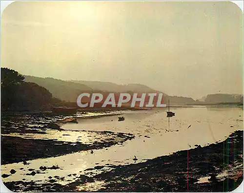 Cartes postales moderne Brest (Finistere) Maree basse du soir au fond de la rade de de Brest