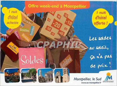 Moderne Karte Offre Weekend a Montpellier