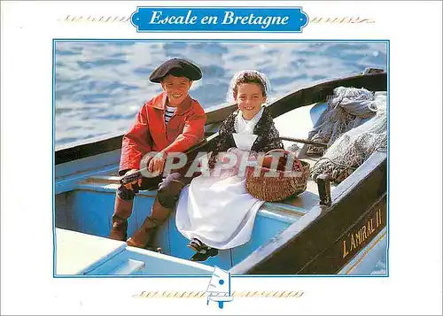 Cartes postales moderne La Bretagne Pittoresque Costumes de Penn Sardine