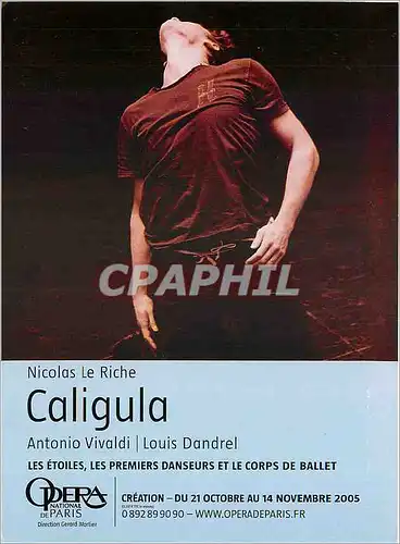 Cartes postales moderne Nicolas le Riche Caligula Antonio Vivaldi Louis Dandrel