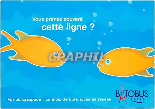 Cartes postales moderne Service de navette sur la seine pour explorer Paris en 8 escales Batobus