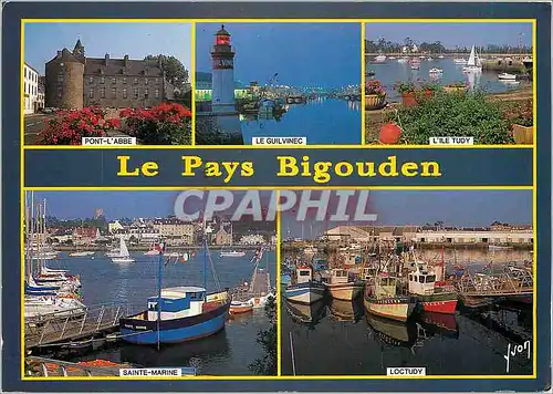 Cartes postales moderne Le Pays Bigouden Pont L'Abbe Le Guilvinec L'Ile Tudy Sainte Marine Loctudy Phare