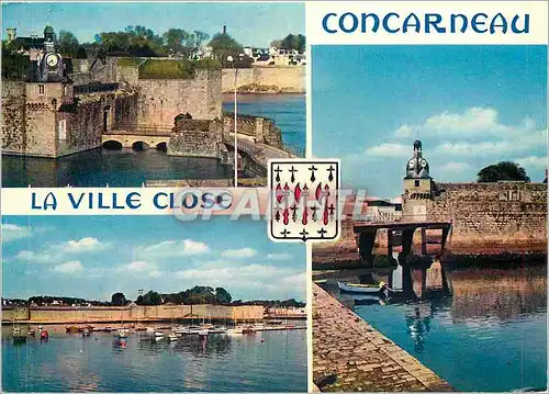 Cartes postales moderne La Ville Close Concarneau (Finistere) La Ville close et ses remparts