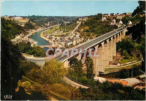 Cartes postales moderne Dinan le viaduc et la Vallee de la Rance