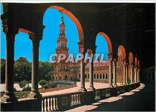 Cartes postales moderne Sevilla Galerie de la Place d'Espagne